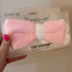 THE CRÈME SHOP - Pink and White Headband - New in Box